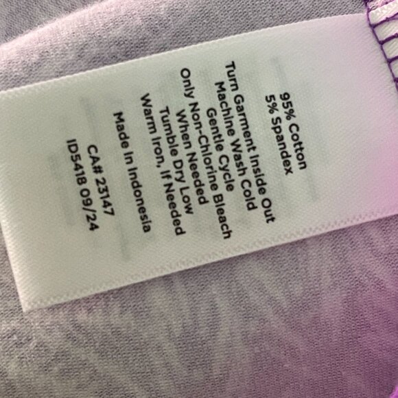 Talbot's Purple Crewneck Short Sleeve Tee Size 2X NWT - Picture 5 of 6